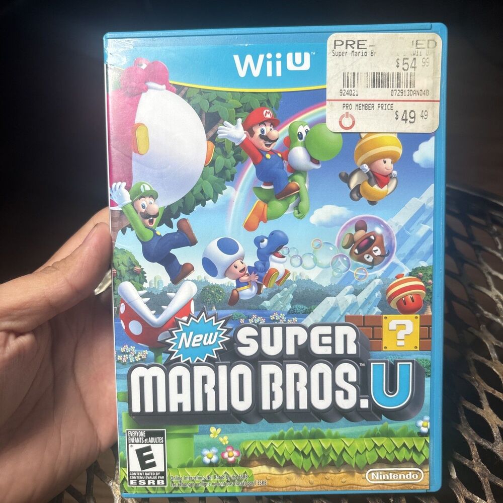 New Super Mario Bros. U Nintendo Wii U Complete CIB - Tested